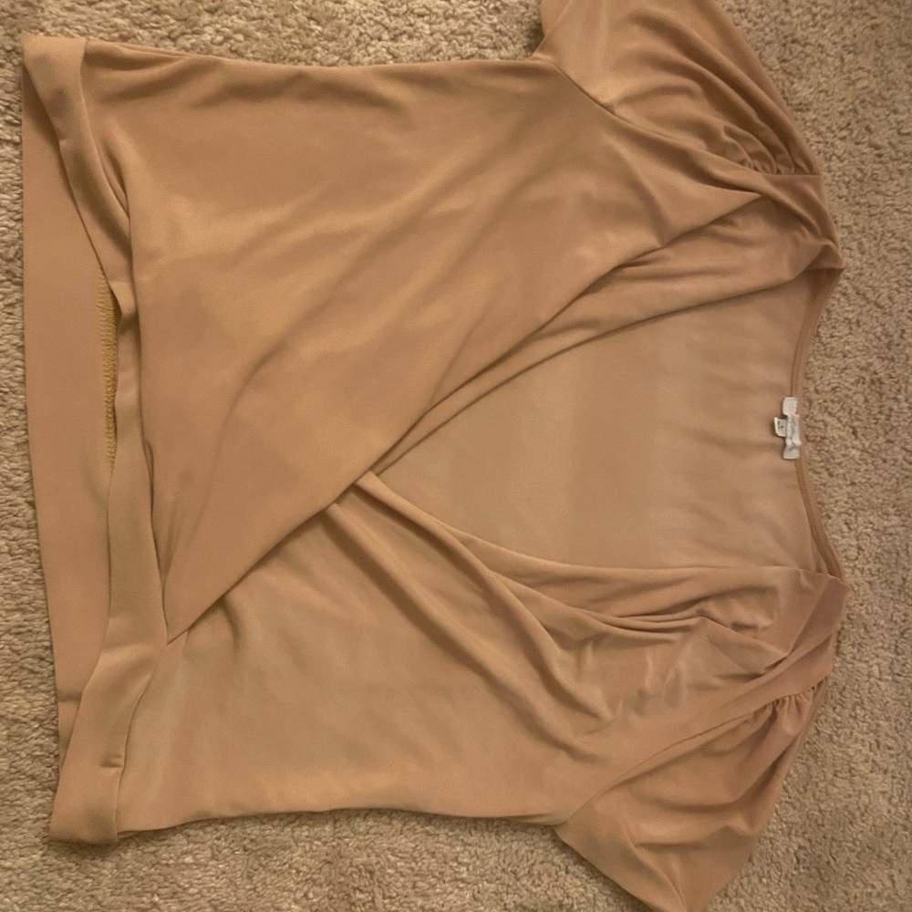 Elegant Tan Blouse